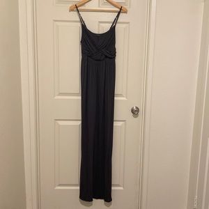 Dark gray maternity long dress, Size M